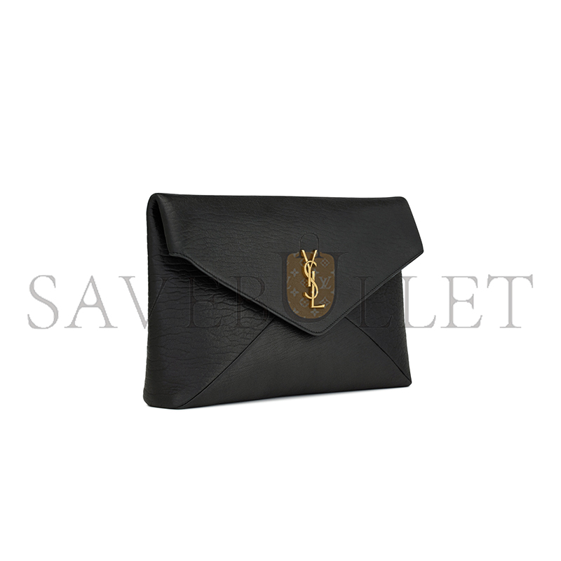 YSL CASSANDRE LARGE ENVELOPE POUCH IN LAMBSKIN 769307AACYT1000 (29.5*18*4.5cm)